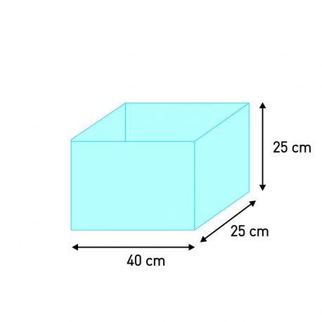 Aquarium 40x25x25cm